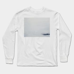 Polar Bear in a Snowstorm Long Sleeve T-Shirt